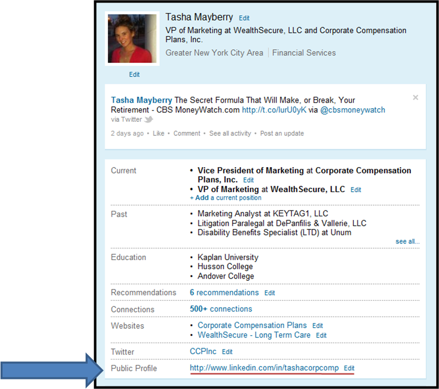Linkedin_customize_URL